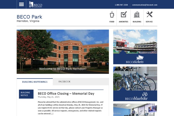 Beco theme site design template sample