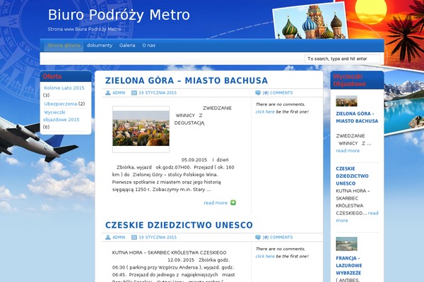 Travel Blogger theme site design template sample