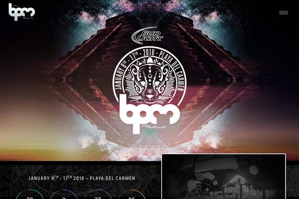 bpmfestival.com site used Spaztoolkit