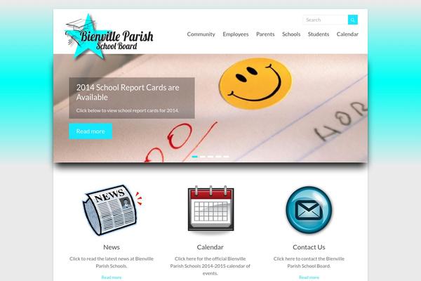 Spacious theme site design template sample