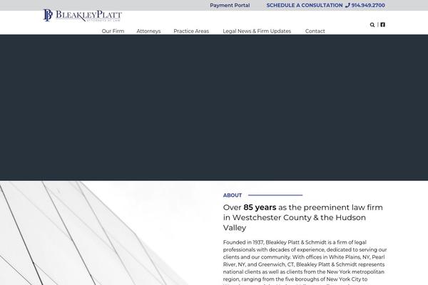 bpslaw.com site used WizeLaw