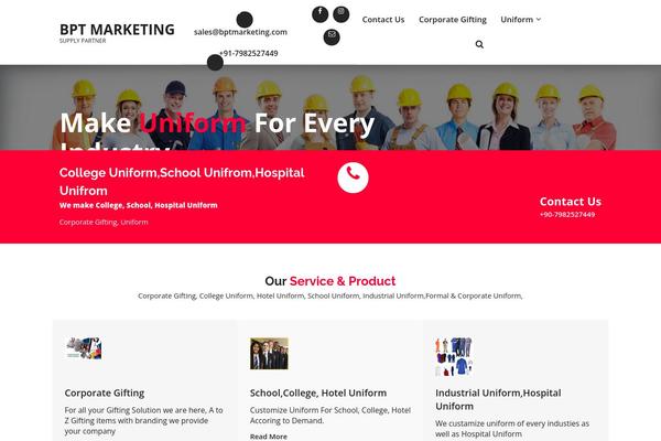Specia theme site design template sample