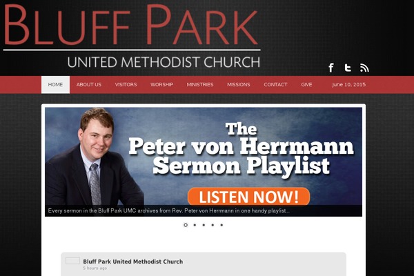 Outreach theme site design template sample