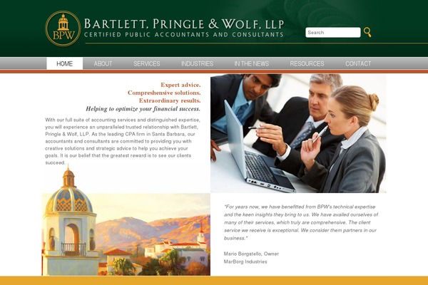 Outreach Pro theme site design template sample