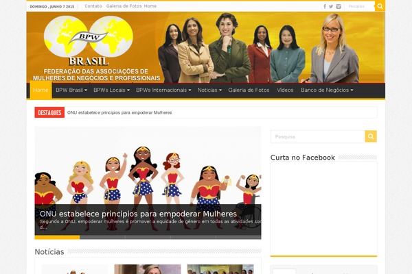 bpwbrasil.org site used Megaweb