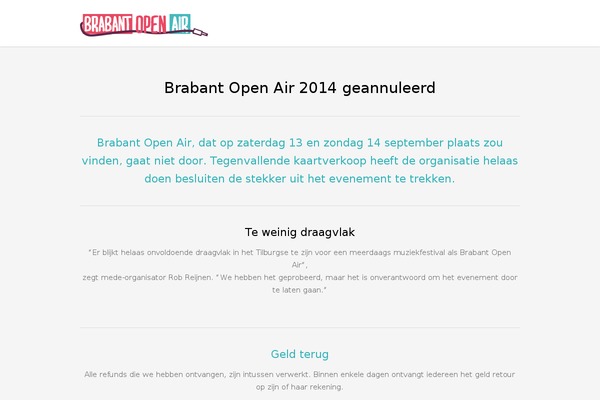 brabantopenair.nl site used Daily Newscast