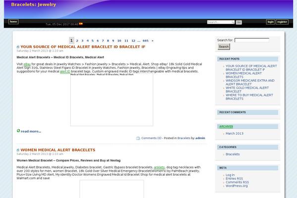Site using Zamango Page Navigation plugin