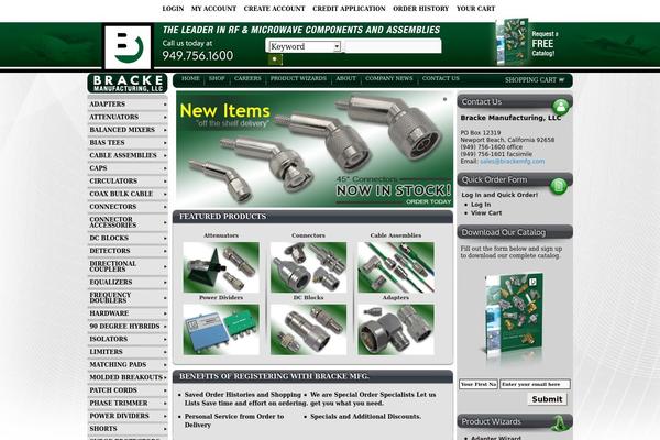 brackemfg.com site used Bracke-custom