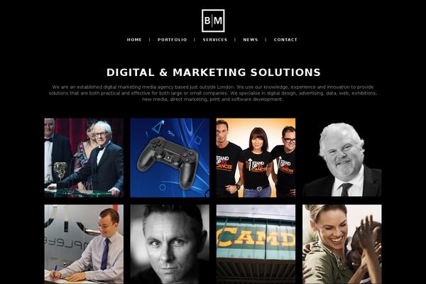 Stockholm theme site design template sample