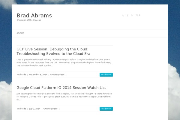 Attitude theme site design template sample