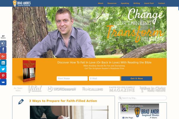 Get Noticed theme site design template sample