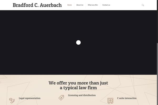 BeTheme Child theme site design template sample