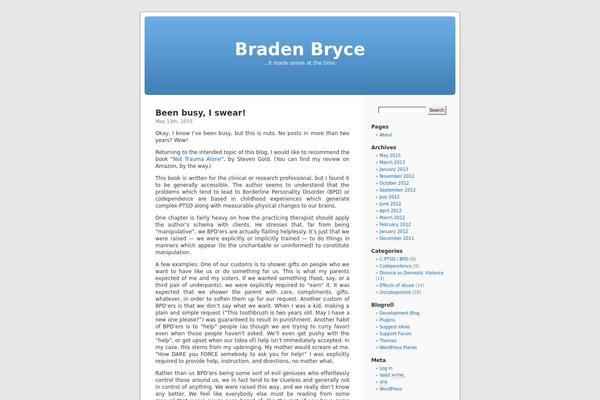 Default theme site design template sample
