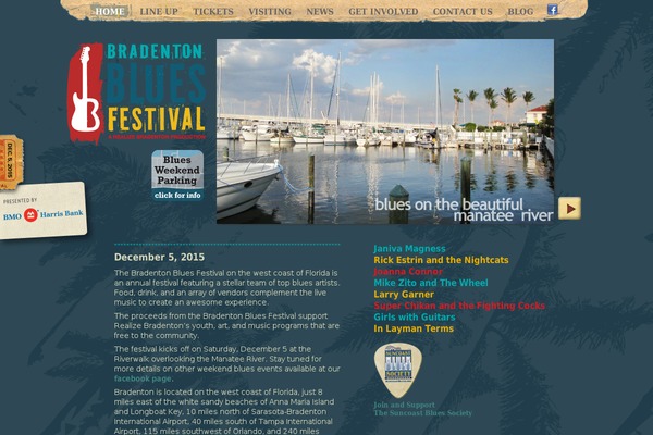 bradentonbluesfestival.org site used Blues