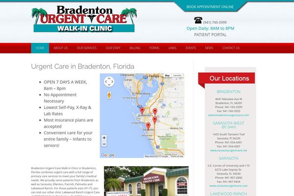 Oceanic theme site design template sample