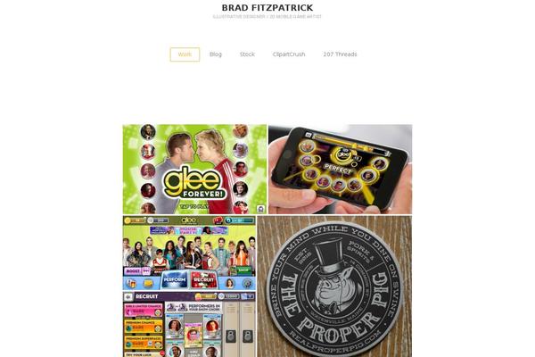 GK Portfolio theme site design template sample