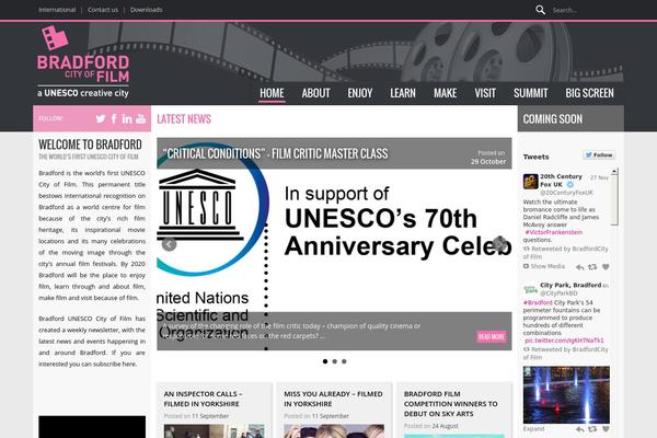 bradford-city-of-film.com site used Bradfordcityoffilm