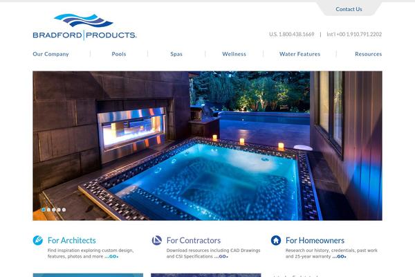 Bradford theme site design template sample