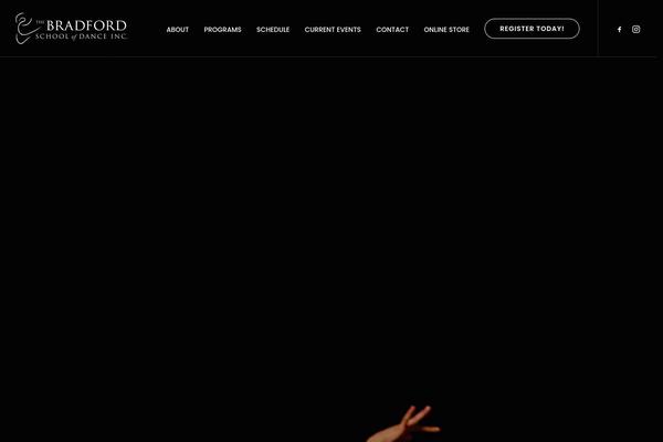 bradfordschoolofdance.com site used Uncode2