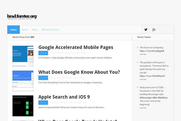 Nexus theme site design template sample