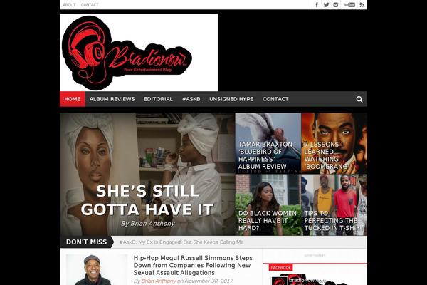 Hot Topix theme site design template sample