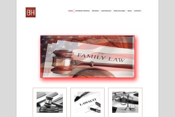 The Practice theme site design template sample