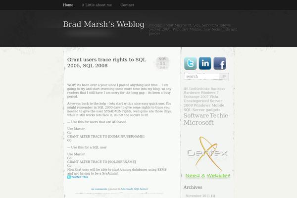 Elegant Grunge theme site design template sample