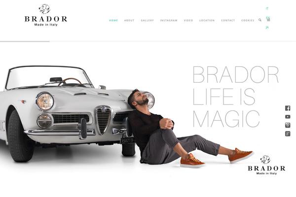 NAMO theme site design template sample