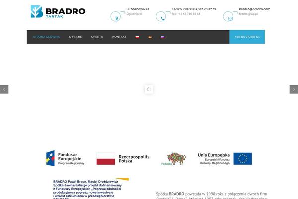Constructo theme site design template sample