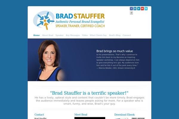 bradstauffer.com site used Chameleon