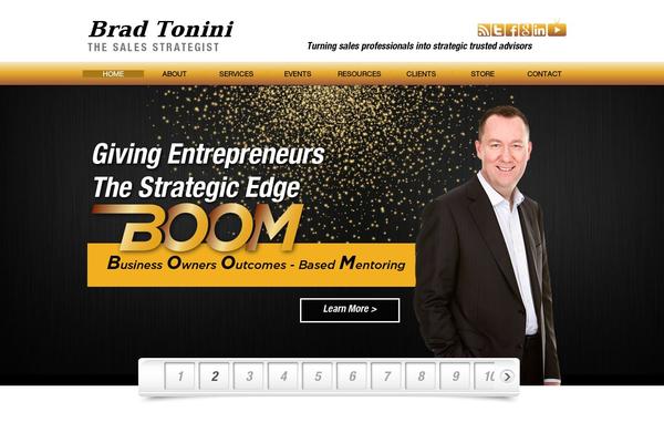 Site using Parallax Scroll plugin