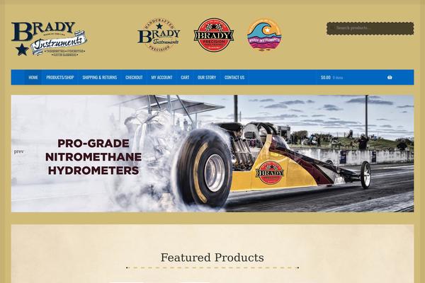 Storefront Child theme site design template sample