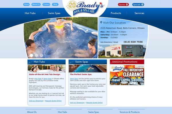 bradyshottubsottawa.com site used Bradys
