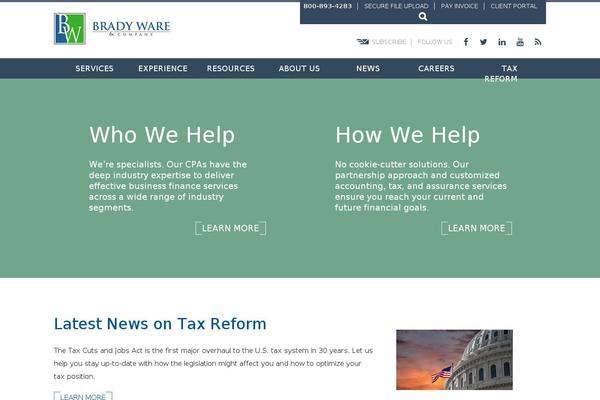 brady-ware22 theme websites examples