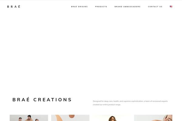 Audrey theme site design template sample