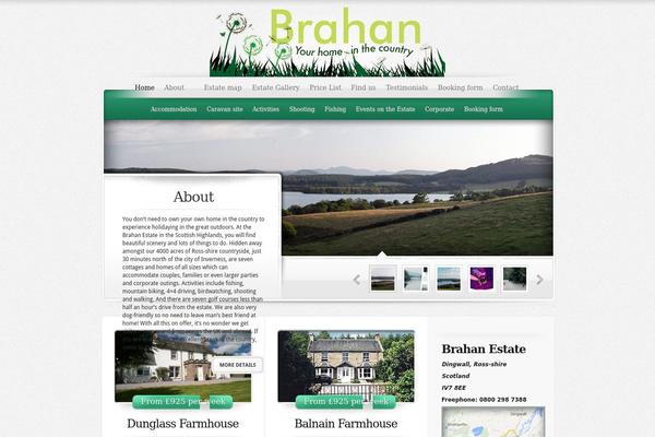 ElegantEstate theme site design template sample