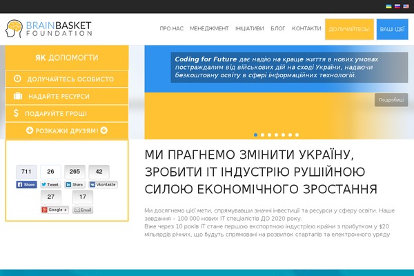 brainbasketfoundation.com site used PowerWP