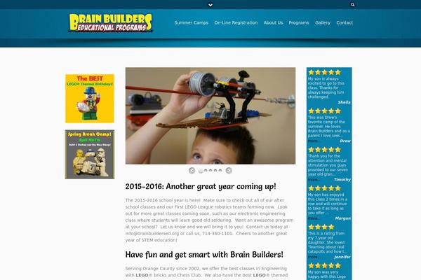 Flare theme site design template sample