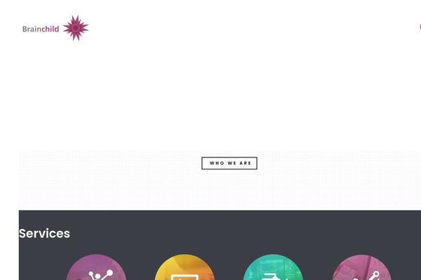 Circle theme site design template sample
