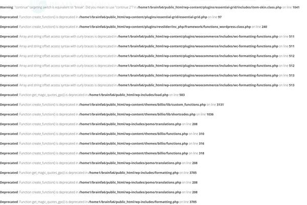 Site using Billio_vc_addon plugin