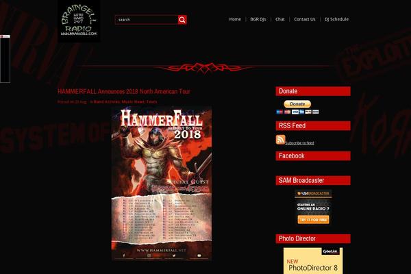 Metal theme site design template sample