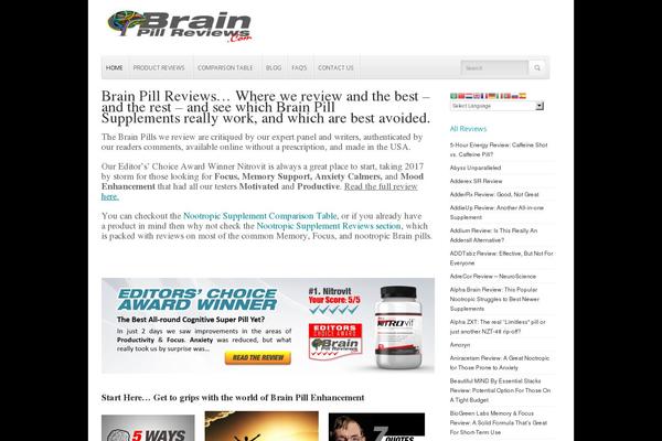 brainpillreviews.com site used Wooshoplite