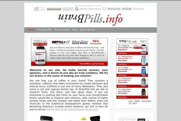 Travelify theme site design template sample