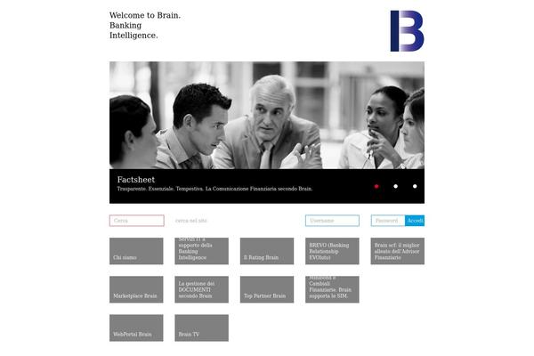 Brain theme site design template sample
