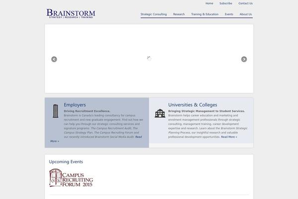 Cascadia theme site design template sample