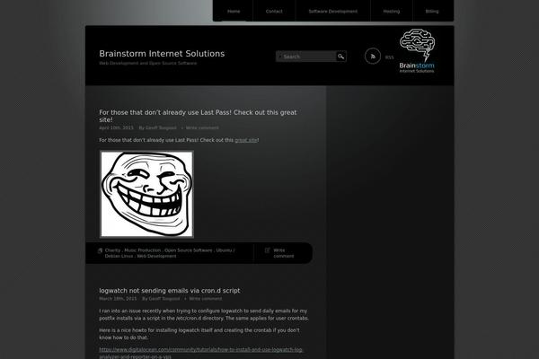 Piano Black theme site design template sample