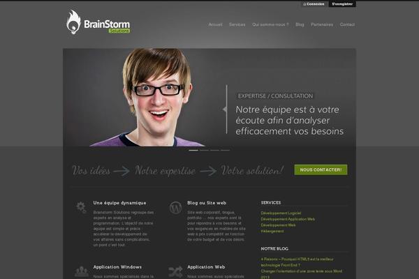 Salutation theme site design template sample