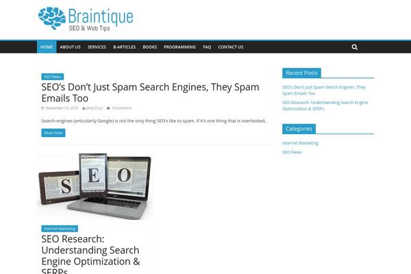 ColorMag theme site design template sample