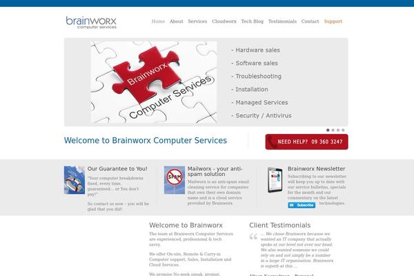 Vulcan theme site design template sample