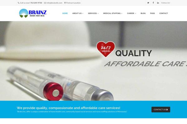 Apicona theme site design template sample